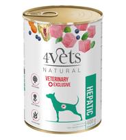 4VETS Natural Hepatic Dog  – drėgnas ėdalas šunims – 400 g