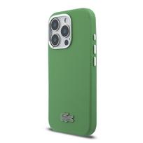 Lacoste PVC Iconic Petit Pique Metal Logo MagSafe dėklas skirtas Apple iPhone 16 Pro Max Estragon Green