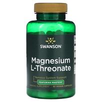 Swanson, magnio L-treonatas, 90 daržovių kapsulių