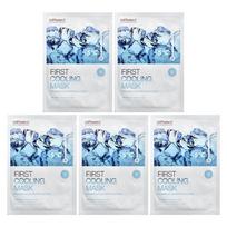 Cell Fusion C, Pirmasis vėsinantis grožio veido kaukes, 5 vnt., 27g (0,95 uncijos) kiekviena
