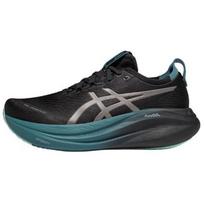 ASICS GEL NIMBUS 27 Atsparūs trinčiai Kvėpuojantys Žemi Bėgimo Bateliai Maratono Ilgo Nuotolio Bėgimui Vyriški Juodi Sportbačiai 1011C093-001 47 juoda