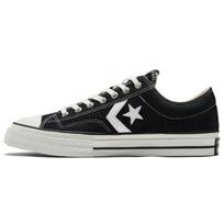 Converse Star Player 76 Star Arrow Logotipo žemi drobės batai Unisex Juodi ir Balti 35 black