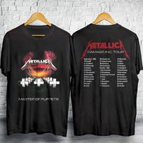 Metallica Master of Puppets Turo 1986 m. Gerbėjo Marškinėliai Europos Datos S-4XL Unisex Marškinėliai S