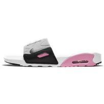 Nike Air Max 90 Slide Baltas Rožinis Vėsus Pilkas Moteriški CT5241-100 35.5