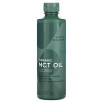Sporto tyrimai, organinis MCT C8 aliejus, be kvapiųjų medžiagų, 16 fl uncijos (473 ml)