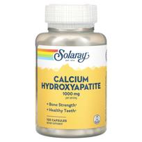 Solaray, kalcio hidroksiapatitas, 1000 mg, 120 kapsulių (250 mg vienoje kapsulėje)
