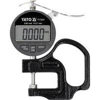 Yato YT-72321 Storio matuoklis 0-12.7 mm, tikslumas ±0.001 mm, LCD ekranas, 1.5 V baterija, 150 mAh