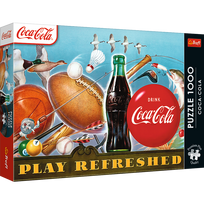 TREFL  PREMIUM PLUS 1000 det. dėlionė „Coca-Cola: Play Refreshed“