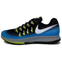 Nike Pegasus 33 Neslystantys Atsparūs dilimui Žemi Bėgimo Bateliai Unisex Balti Mėlyni 849564-004 46