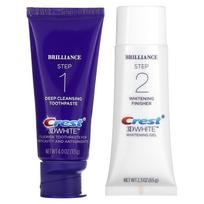 Crest, 3D White, kasdien balinanti 2 pakopų procedūra, 1 rinkinys purple