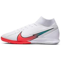 Nike Mercurial Superfly 7 Comfortable Slip Resistant Abrasion Resistant Soccer Shoes Men's White Orange AT7975-163 44.5