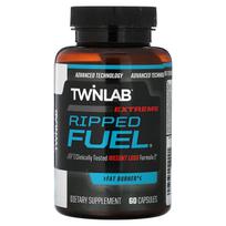 Twinlab, Ribbed Fuel Extreme, Riebalų degintojas, 60 kapsulių