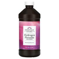 Heritage Store, vandenilio peroksido burnos skalavimo skystis, gaivus Wintermint, 16 fl uncijų (473 ml)