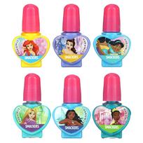 Lūpų šlifavimo priemonė, Disney Princess, nagų lako kolekcija, 6 pakuotės, 0,19 fl uncijos (5,7 ml) kiekviena blue