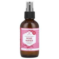 Leven Rose, 100% grynas ekologiškas rožių vanduo, 4 fl uncijos (118 ml)