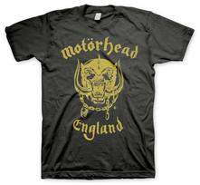 MOTORHEAD CD LGO AUKSO ANGLIJA Oficialus MARŠKINĖLIAI DIDESNI Naujas overkill inferno 1916 kumštis Unisex Marškinėliai S