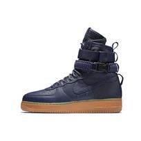 Nike Sf Air Force 1 High Tamsiai mėlyni su guminiu padu 864024-400 41