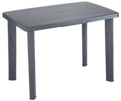Plastikinis sodo stalas FARETTO, 101 x 68 x 72 cm, antracito sp.