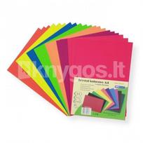 Kartonas A4/20l 225g PenWord Fluo MIX
