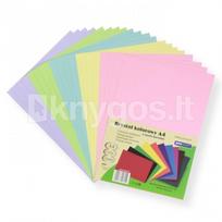 Kartonas A4/20l 225g PenWord pastel MIX