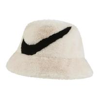 Nike Apex Faux Fur Swoosh Bucket Hat Casual FV6417-838 M kreminė