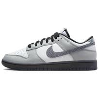 Nike Dunk Low Lx Blizgantis Swoosh Baltas Šviesiai Dūminis Pilkas Moteriškas HQ3462-191 36