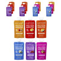 Designer Wellness, Protein Smoothie, Trial Variety Pack, 12 Packs, 120g (4.2oz) Each