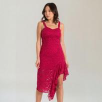BodyFlirt, nėriniuota, raudona moteriška suknelė, S/M dydis, S/M