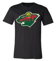 Minnesota Wild komandos logotipas marškinėliai S-6XL Sekimas!! Unisex marškinėliai XXXXL