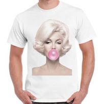 Marilyn Monroe kramtomoji guma Juokinga Dovana Dovanų Retro Vintage Unisex Marškinėliai 1741 Unisex Marškinėliai M