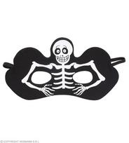 Veido kaukė Skeletas, juoda