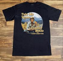 John Denver Take Me Home Country Roads Shirt Black Unisex S-5XL 1H0202 Unisex T-Shirt S
