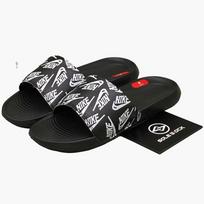 Nike Victori One Šlepetės Pasikartojantis Logotipas - Juoda Balta CN9678-008 EU 38.5 juoda/balta