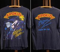 Krokus BAND 1984 Blitz Tour T Shirt SIZE S-4XL KN1164 Unisex T-Shirt XL