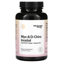 Sveikas pasakojimas, MTHF folio rūgštis + vitaminas D3, sudėtyje yra mio ir d-chiro inozitolio, 120 daržovių kapsulių