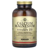 Solgar, with calcium magnesium, vitamin D3, 300 tablets