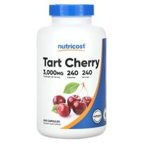Nutricost, rūgštus vyšniai, 3 000 mg, 240 kapsulių