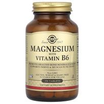 Solgar, Magnis su Vitaminu B6, 250 Tablečių