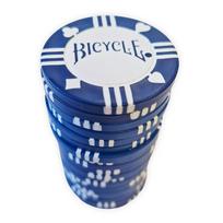Kosmetinis defektas Pokerio žetonai 20 vnt. (Mėlynos sp.) Bicycle