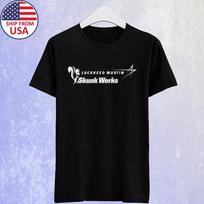 Lockheed Martin Skunk Works Vyriški Juodi Marškinėliai Dydis S-5XL Unisex Marškinėliai XL