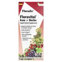 Floradix, Floradix, Floravital geležis + žolės, 8,5 fl uncijos (250 ml)