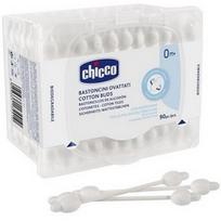 CHICCO ausų krapštukai kūdikiams su ribotuvu, 90 vnt., 00010441000000