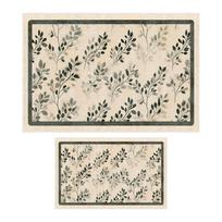 Smėlio spalvos vonios kilimėliai 2 vnt. 60x100 cm – Foutastic