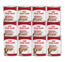 ROYAL CANIN® Medium Adult 12x410 g šlapias maistas, paštetas suaugusiems šunims, vidutinio dydžio veislės