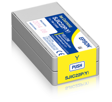 Epson SJIC22P(Y) (C33S020604) Rašalinė kasetė, Geltona