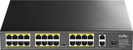 Cudy FS1026PS1 network switch Unmanaged Gigabit Ethernet (10/100/1000) Power over Ethernet (PoE) Black