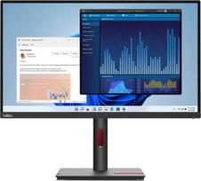 Lenovo ThinkVision T27p-30 LED display 68.6 cm (27") 3840 x 2160 pixels 4K Ultra HD Black