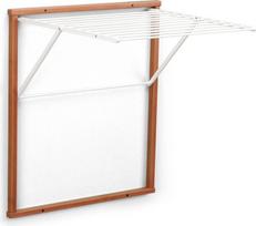 No Name ARREDAMENTI KLEDY Wall-mounted drying rack - 80 x 69 cm, Brown