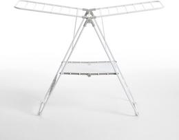 Rayen Drying Rack with Shoe Holders - 145 x 61 cm, White
