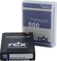 Tandberg Data Overland-Tandberg RDX 500GB HDD Cartridge (single)